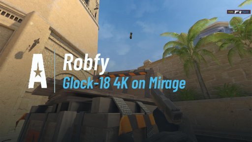 assasing333 - Glock-18 4K on Mirage on Mirage