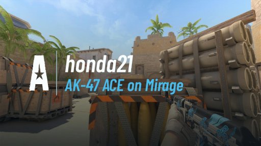 imh0nda - AK-47 ACE on Mirage on Mirage