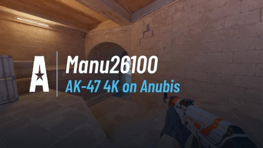 manu26100 - AK-47 4K on Anubis on Anubis