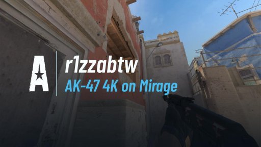 r1zzabtw - AK-47 4K on Mirage on Mirage