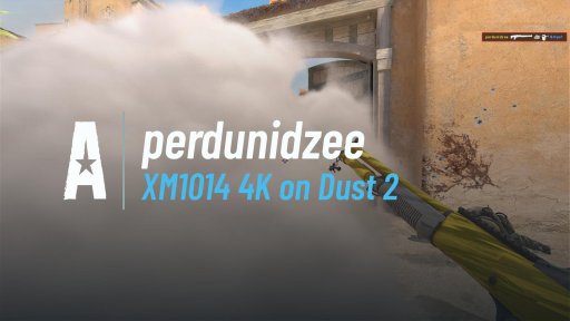 perdunidzee - XM1014 4K on Dust 2 on Dust 2