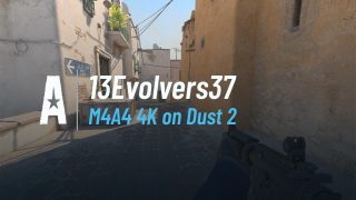M4A4 4K on Dust 2