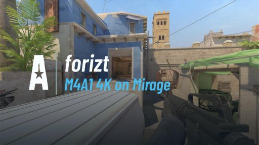 forizt - M4A1 4K on Mirage on Mirage