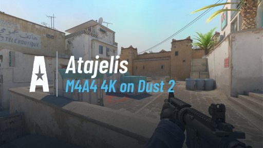 JuMiii_cs - M4A4 4K on Dust 2 on Dust 2