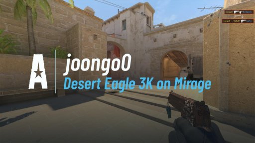 joongo0 - Desert Eagle 3K on Mirage on Mirage