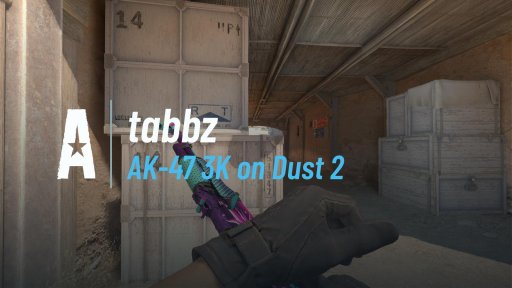 tabbz1337 - AK-47 3K on Dust 2 on Dust 2