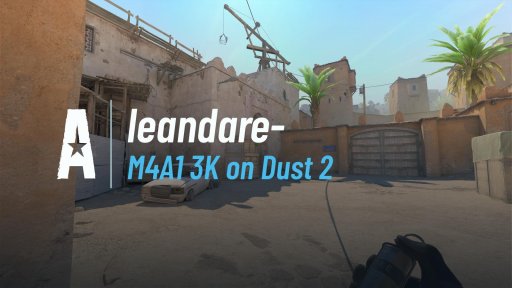 leandare - M4A1 3K on Dust 2 on Dust 2
