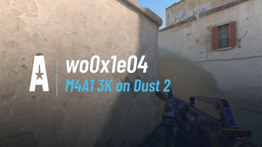 wo0x1e2914 - M4A1 3K on Dust 2 on Dust 2