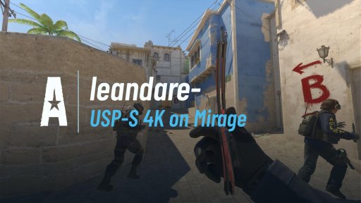leandare - USP-S 4K on Mirage on Mirage