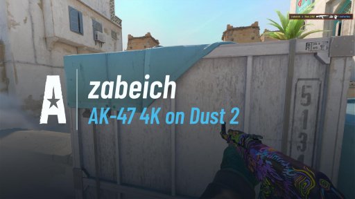 t1zaro - AK-47 4K on Dust 2 on Dust 2