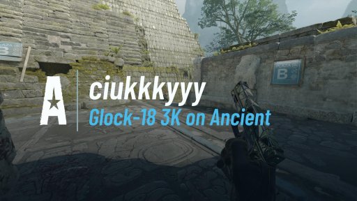ciukKky - Glock-18 3K on Ancient on Ancient