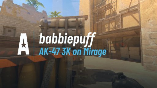 babbiepuff - AK-47 3K on Mirage on Mirage