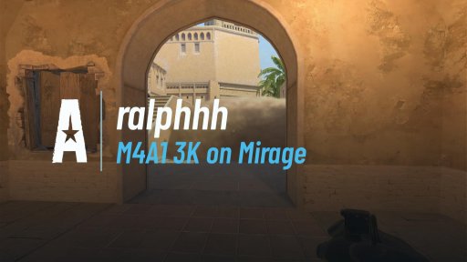 kourjq - M4A1 3K on Mirage on Mirage