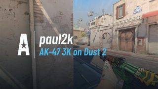 AK-47 3K on Dust 2