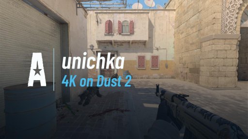 unichkaa - 4K on Dust 2 on Dust 2