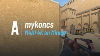 M4A1 4K on Mirage