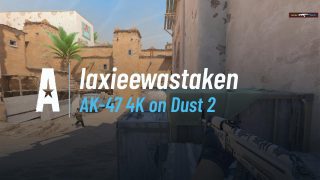 AK-47 4K on Dust 2