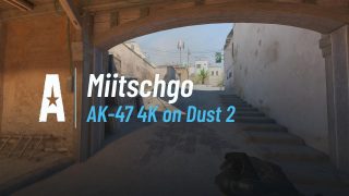 AK-47 4K on Dust 2