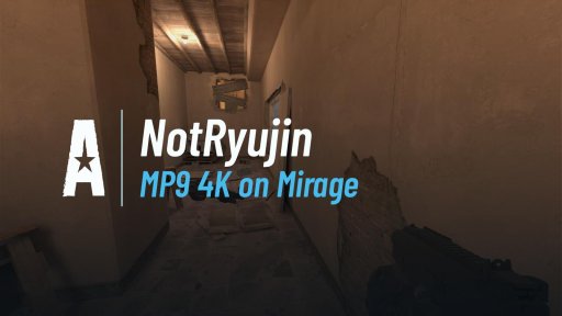 NotRyxjin - MP9 4K on Mirage on Mirage