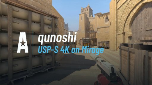 qunoshii - USP-S 4K on Mirage on Mirage