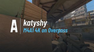 M4A1 4K on Overpass