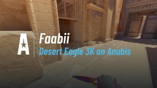 faabii_cs - Desert Eagle 3K on Anubis on Anubis