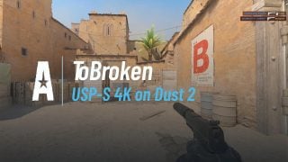 USP-S 4K on Dust 2