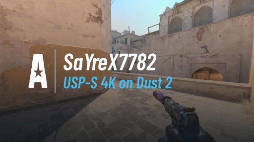 itssayrexx - USP-S 4K on Dust 2 on Dust 2