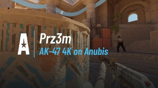 1Prz3m - AK-47 4K on Anubis on Anubis