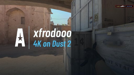 xfrodooo - 4K on Dust 2 on Dust 2