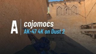 AK-47 4K on Dust 2