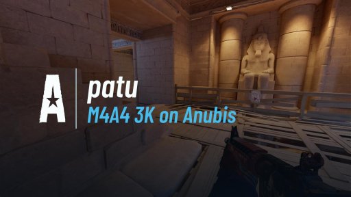 patuuw - M4A4 3K on Anubis on Anubis