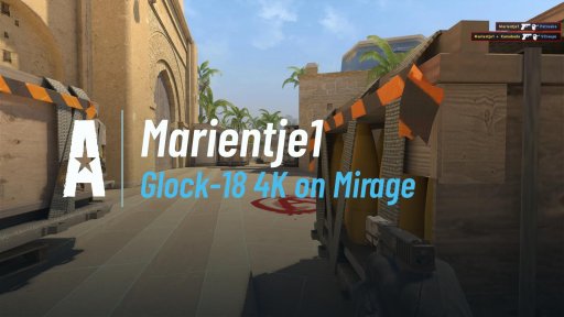 Marientje1live - Glock-18 4K on Mirage on Mirage
