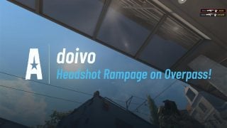 Headshot Rampage on Overpass!