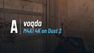 M4A1 4K on Dust 2