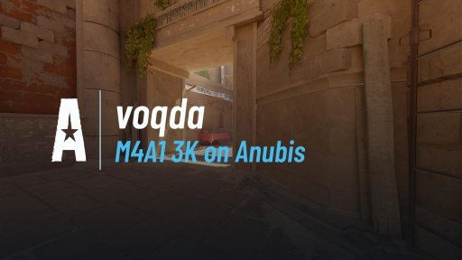 voqda - M4A1 3K on Anubis on Anubis