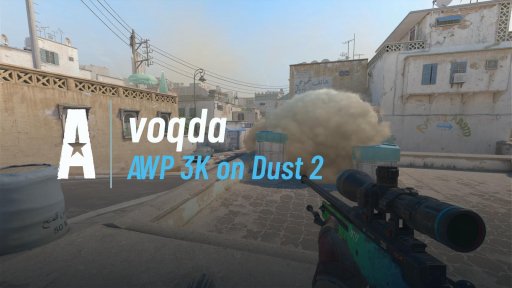 voqda - AWP 3K on Dust 2 on Dust 2