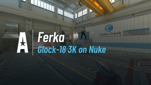 Ferka_36 - Glock-18 3K on Nuke on Nuke