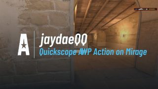 Quickscope AWP Action on Mirage