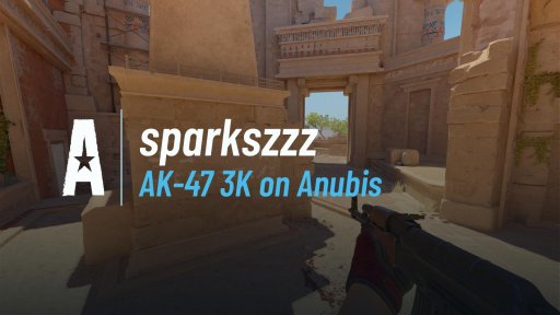 YourBoySparkS - AK-47 3K on Anubis on Anubis