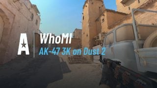 AK-47 3K on Dust 2