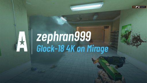zephran999 - Glock-18 4K on Mirage on Mirage
