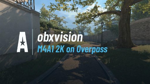 obxvision - M4A1 2K on Overpass on Overpass
