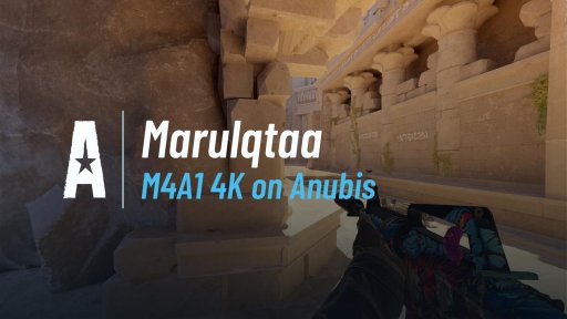 Marulqtaa - M4A1 4K on Anubis on Anubis