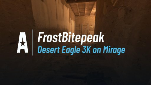 frostbitepeak - Desert Eagle 3K on Mirage on Mirage