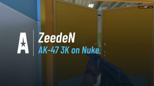 zeeden_cs - AK-47 3K on Nuke on Nuke