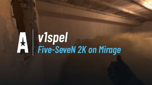 v1spel - Five-SeveN 2K on Mirage on Mirage