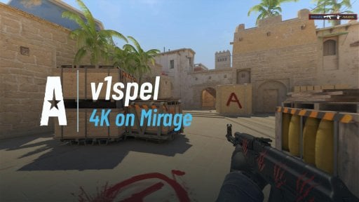 v1spel - 4K on Mirage on Mirage