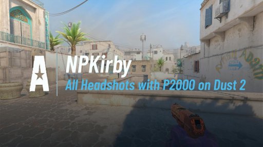 Kirby - All Headshots with P2000 on Dust 2 on Dust 2