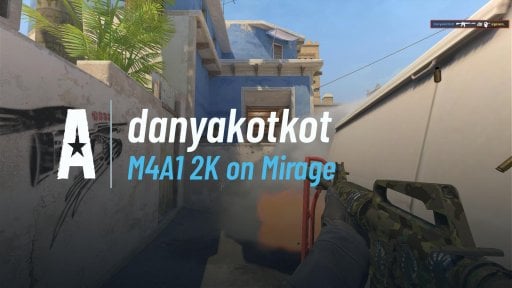 danyakotkot - M4A1 2K on Mirage on Mirage